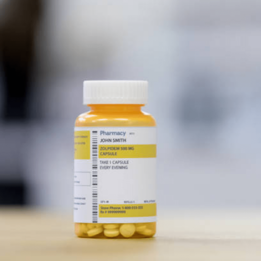 Prescription Bottle with Pharmaceutical Label