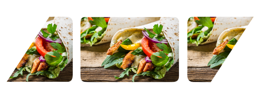 Image of chicken wrap